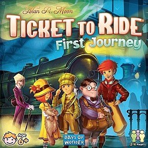 Ticket to Ride: First Journey Board Game $15 + Free Store Pickup