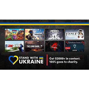 "Stand with Ukraine" Humble Bundle (Spyro Remastered Trilogy, Back 4 Blood and many others)