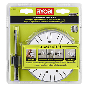 RYOBI 4 In. Drywall Repair Kit $1.00 shipped Direct Tool Outlet