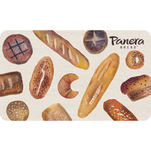 Panera Bread, 20% off all gift cards purchased online 6/1/2022-6/19/2022