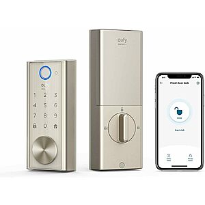 eufy Security Smart Wi-Fi Lock Touch Fingerprint Keyless Entry Door Lock|Refurb  | eBay $127.99
