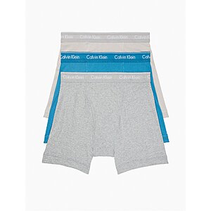 3-Pack Calvin Klein Men's Cotton Classic Fit Boxer Brief (Small or Medium) $11.90 + Free Shipping