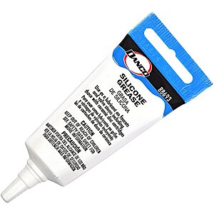 DANCO Waterproof Silicone Faucet Grease | Silicone Sealant | Plumbers valve Grease for O-rings | 0.5 oz. | 1-Pack (88693) $2.47
