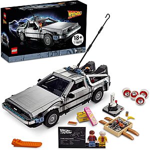 1,872-Pieces LEGO Back to The Future Time Machine 10300 Building Set - $170.00 + F/S - Amazon