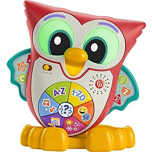 Fisher-Price Linkimals Owl w/ Lights & Music Interactive Toddler Learning Toy $16 + Free Shipping w/ Prime or on $25+