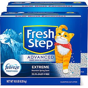37-lb Fresh Step Clumping Cat Litter (various) from $20.15 & More w/ S&S + Free S&H