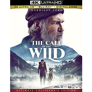 Call of the Wild (4K UHD + Blu-Ray + Digital) $7 + Free Shipping w/ Prime or on $25+ or $35+