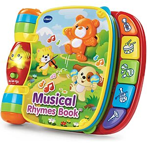 VTech Musical Rhymes Book (Red) $9 + Free Shipping w/ Prime or on $35+