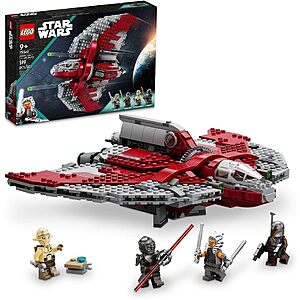 Costco Members: 599-Piece LEGO Ahsoka Tano's T-6 Jedi Shuttle w/ 4 Minifigures $55 & More + Free Shipping