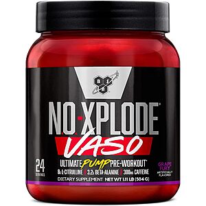 1.1-lb BSN N.O.-XPLODE Vaso Pre Workout Powder (Grape Fury) $9.60 w/ Subscribe & Save
