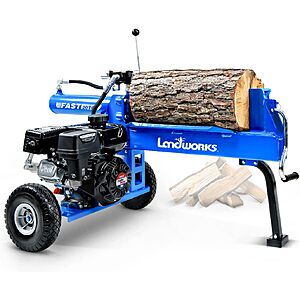 Log Splitters: 20-Ton Landworks 7HP Gas Powered $540 & More + Free S/H w/ Amazon Prime