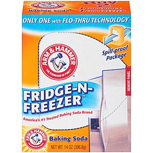 $8.23 /w S&S: 12-Pack 14-Oz Arm & Hammer Baking Soda Fridge-n-Freezer Odor Absorber