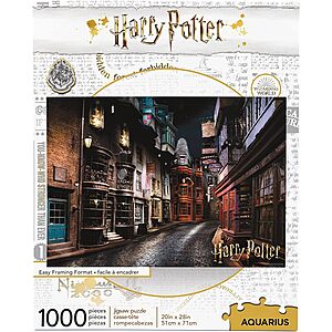 1000-Piece AQUARIUS Harry Potter Diagon Alley Jigsaw Puzzle $10.50
