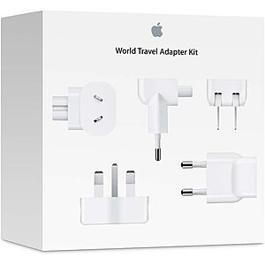 Apple World Travel Power Adapter Kit $11.99 + Free S&H w/ Amazon Prime