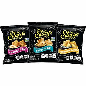 Amazon.com - Stacy's Pita Chips Variety Pack, 1.5 Ounce (Pack of 24) - As low as $7.35 with Free Shipping w/S&S