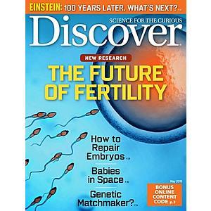 Discover magazine for $6.99/yr