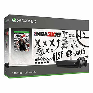 Xbox One X 1TB Console - NBA 2K19 Bundle Walmart $339