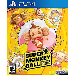 Sonic Mania Plus, Super Monkey Ball: Banana Blitz HD - PlayStation 4 $7.99