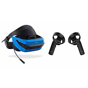 Acer Windows Mixed Reality Headset & Controllers | AH101-D8EY Factory Recertified for $134.99