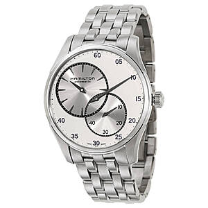 NEW Hamilton Jazzmaster Regulator Automatic Watch $454 + free S&H - white dial, SS case & band