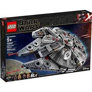LEGO Star Wars: The Rise of Skywalker Millennium Falcon Building Kit Starship Model with Minifigures (75257) $122.5 + Free S&H