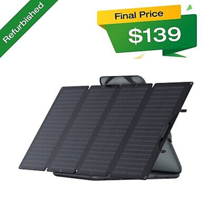 EcoFlow 160W Portable Solar Panel for Power Station IP68 Certified Refurbished 842783106094 | eBay $139