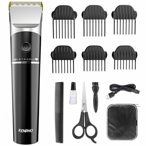 Amazon.com: Mens Beard Trimmer, RENPHO Cordless Hair Trimmer Hair Clipper 2-Speed Motor Men Hair Cutting Kit Men's Grooming Kit: Beauty $13.49