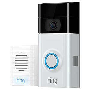 BACK AGAIN Costco Members: RING Video Doorbell 2 w/ Bonus Chime and 1 Year Ring Video Cloud Recording $139.99