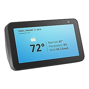 Amazon Echo Show 5 Smart Display + Filler: 1 for $41.30, 2 for $76.30 + Free Shipping