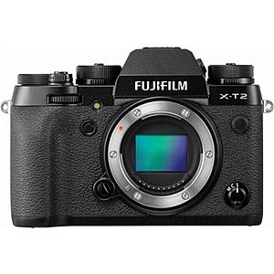 Fujifilm - X-T2 Mirrorless Camera (Body Only) - Black $1099.99