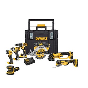 7-Tool DeWALT 20-Volt MAX Cordless Combo Kit with ToughSystem Case $99 + Free Shipping