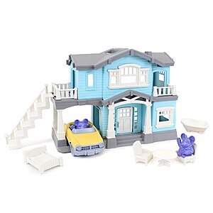Prime Members Lightning Deal: 10-Piece Green Toys House Pretend Playset (Blue) $11.60 + Free S/H