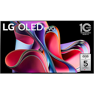 77" LG OLED77G3PUA OLED evo 4K UHD Smart TV (2023 Model) $2997 + Free Shipping