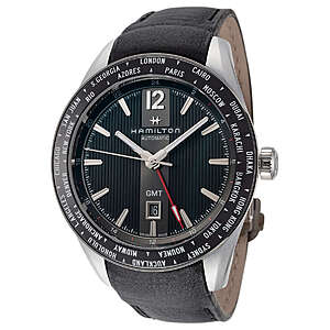 Hamilton Men's Broadway Automatic GMT Watch on Strap $519 + free s/h