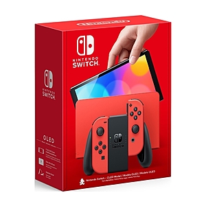 64GB Nintendo Switch OLED Mario Red Edition Console w/ Red Joy-Cons $253.90 + Free Shipping
