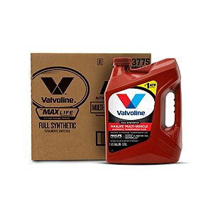 3-Pack 1-Gallon Valvoline Multi-Vehicle (ATF) Full Synthetic Automatic Transmission Fluid $51 + Free Shipping