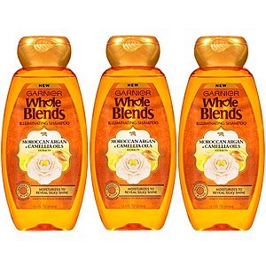 Temp OOS: 3-Pack of 12.5oz Garnier Hair Care Whole Blends Shampoos & Conditioners for $4.98 AC + FS w/ Prime