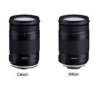 Tamron Lenses: SP 24-70mm f/2.8 Di VC USD G2 $800, 18-400mm f/3.5-6.3 Di II VC HLD $440 & More + Free Shipping