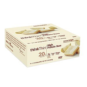 ThinkThin High Protein Bars, 2.1 oz Bar (10 Count) as low as 7.73 (AC and 15% s&s) (or $9.43 w/5% s&s)