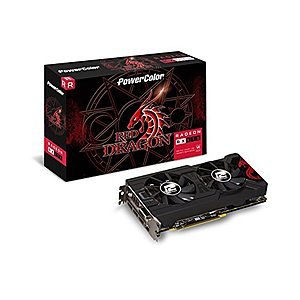 PowerColor Red Dragon RX 570 4GB GDDR5 Graphics Card + The Division 2 Gold Edition & World War Z (PCDD) $104.99