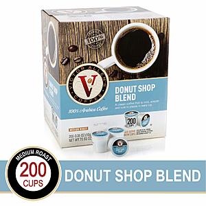 200-Count Victor Allen's Coffee K-Cup Pods (Donut Shop) $37.60 w/ S&S + Free S&H