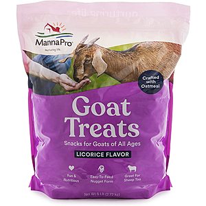 6-lbs Manna Pro Goat Treats (Licorice Flavor) $3.10 w/ Subscribe & Save
