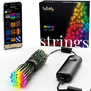 Twinkly Strings 600 App-Controlled LED Christmas Lights with RGB (16 Million Colors)  - $143.94 at Esbenshades