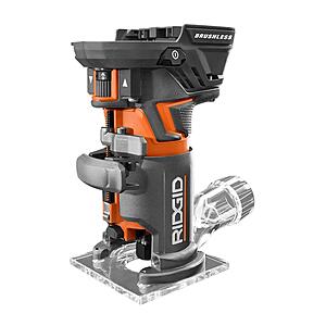 RIDGID 18V OCTANE Brushless Fixed Base Router - Tool Only - Direct Tools Outlet - $48.00+ Free Shipping