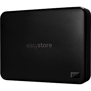 WD - Easystore 5TB External USB 3.0 Portable Hard Drive - Black $89.99 FS at bestbuy