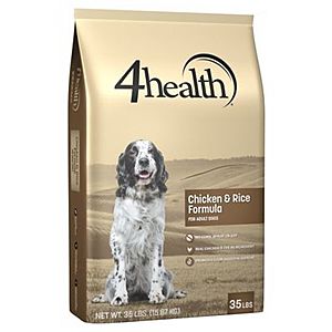 BOGO 50% Off Dog/Cat Food: 35lb 4health Original Chicken & Rice Dog Food 2 for $48.75 & More + In-Store Pickup