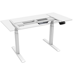Monoprice Sit-Stand Dual-Motor Desk Frame, Electric, White - $169.99 + FS @ Monoprice