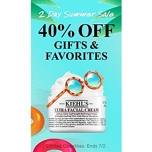 Kiehl's: 40% Off Select Sets and Products