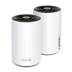 2-Pack TP-Link Deco AXE5400 Tri-Band WiFi 6E Mesh System $199.99