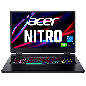 Acer Nitro 5 Laptop: i5-12500H, 17.3" 144Hz, 8GB RAM, 512GB SSD, RTX 3050 (Refurb) $595 + Free Shipping